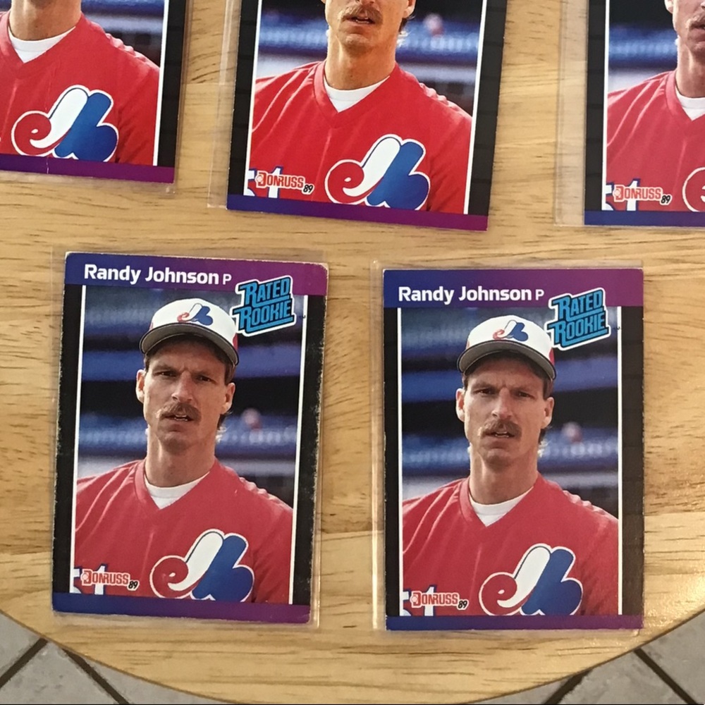 6 Randy Johnson DONRUSS Baseball Cards - Picture 4 of 4